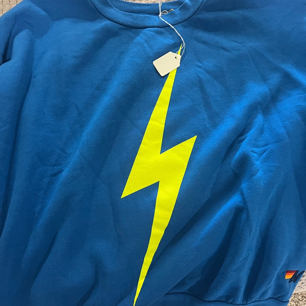 NWT Aviator Nation bolt sweatshirt